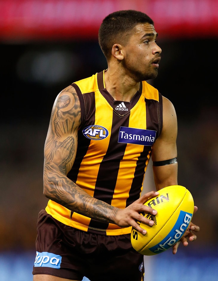 AFL 2015 Rd 21 - Hawthorn v Port Adelaide Bradley Hill has been ruled out of the Easter Monday clash with Geelong - ${keywords}